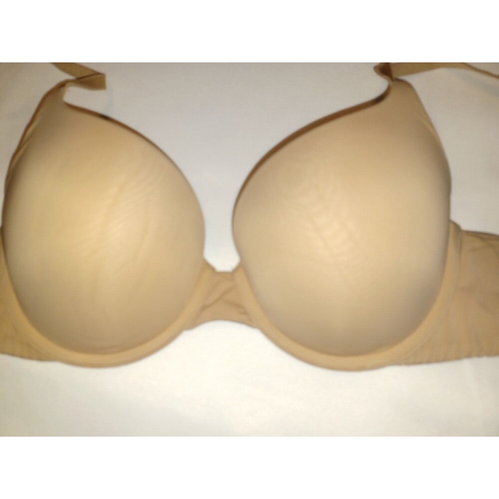 Victoria Secret 36B Bra Very sexy nude smooth T-shirt push up full coverage